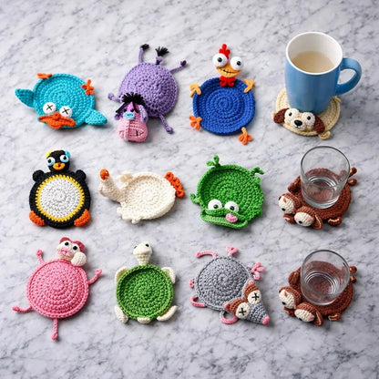 Animal Mug Hugger Crochet Patterns