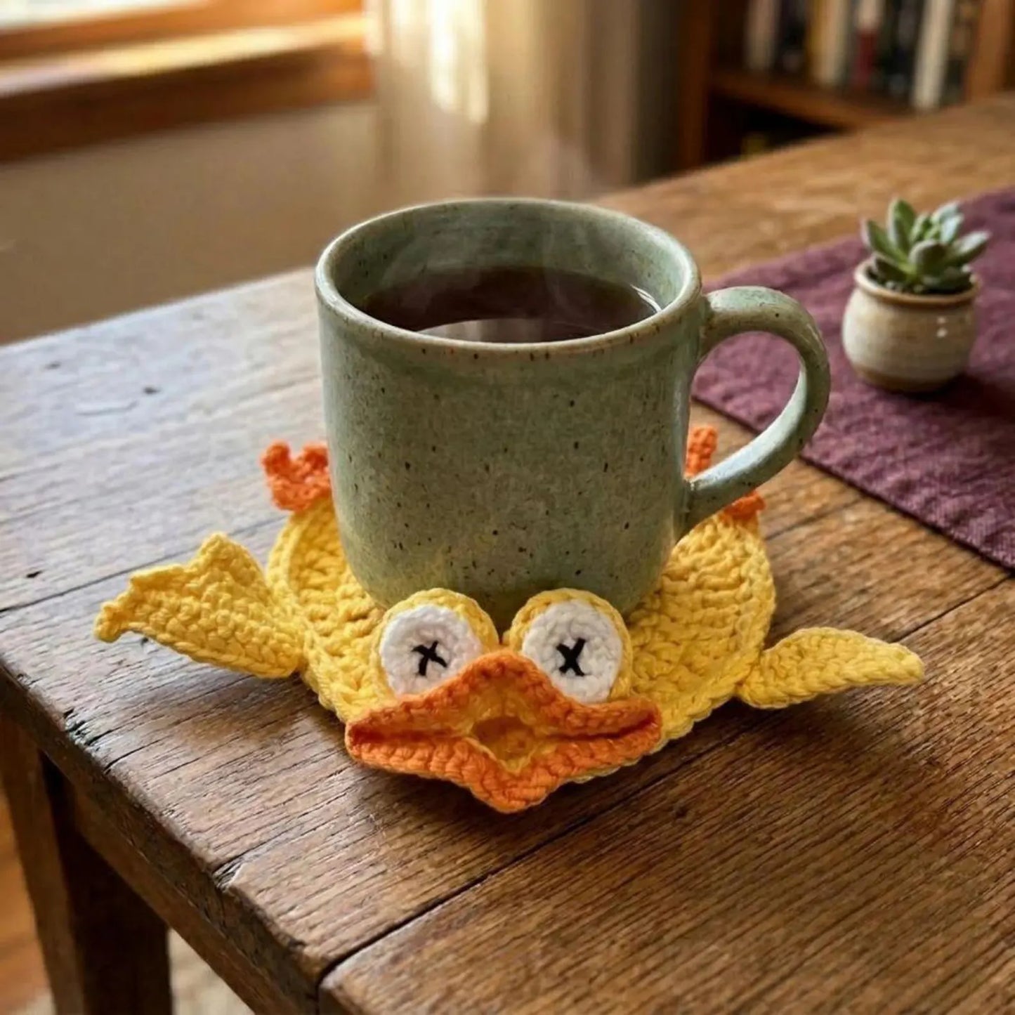 18 Animal Mug Hugger Crochet Patterns Bundle PDF | Funny Cup Coasters & Mug Rugs | Instant Download